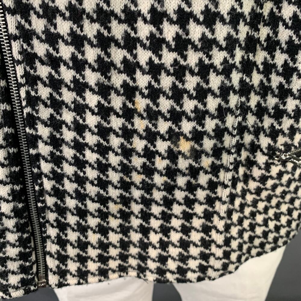 LAUREN by RALPH LAUREN Size XXXL Black Off White Wool Zip Pockets Jacket - Picture 8 of 11